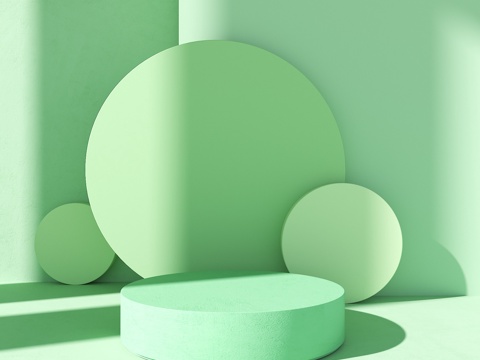 电商场景 产品场景 电商展台 店商背景 产品展台 静物展台su模型