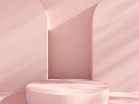 电商场景 产品场景 电商展台 店商背景 产品展台 静物展台su模型