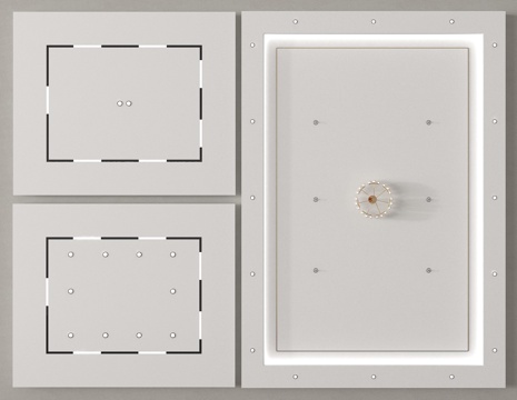 现代吊顶 集成吊顶 装饰吊顶su模型
