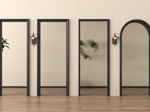 法式门套 门洞 垭口su模型