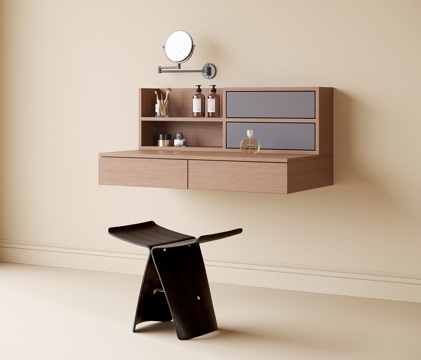 现代梳妆台su模型