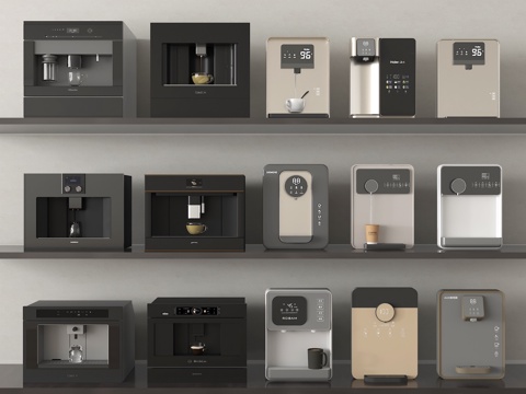 饮水机 直饮机 净水器su模型