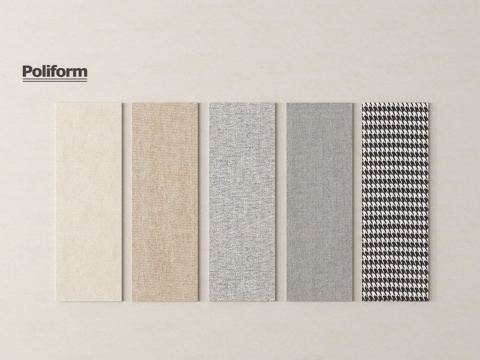 现代布料 墙布 护墙板su模型