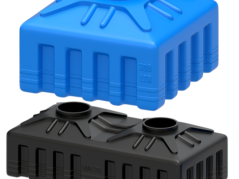  重型水箱3d模型 