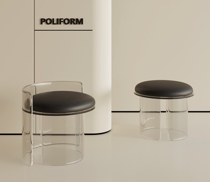 现代凳子su模型