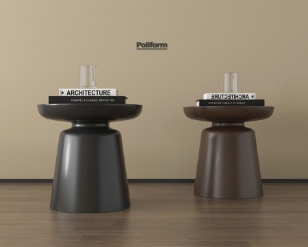 意式床头柜 床头柜 摆件su模型