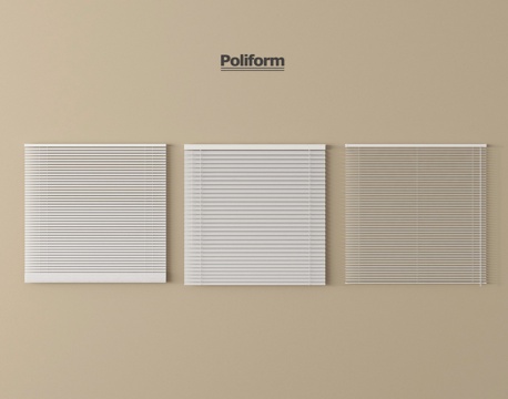 现代窗帘 百叶帘 卷帘su模型