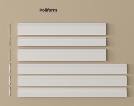 现代踢脚线 角线 腰线su模型