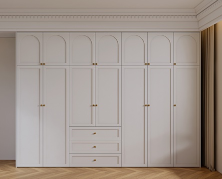 法式衣柜su模型