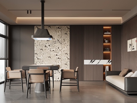 意式棋牌室su模型