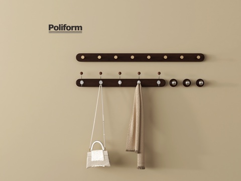 中古挂钩 挂衣钩 衣帽架su模型