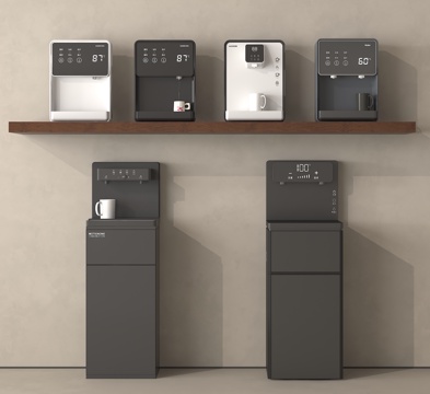 饮水机 立式饮水机 直饮机 净水器su模型