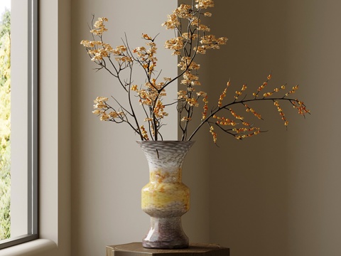 中古风花瓶su模型