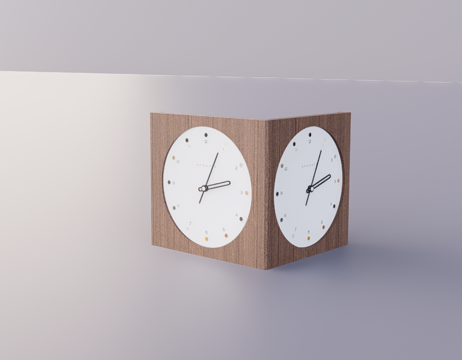 方形挂钟su模型