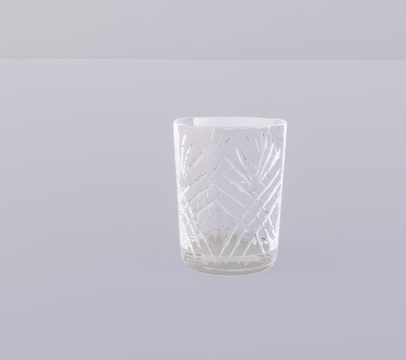 玻璃水杯su模型