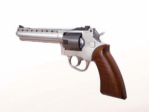 左轮手枪su模型