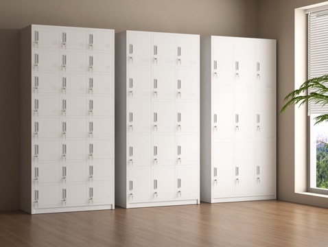 现代文件柜 置物柜 更衣柜 存物柜su模型