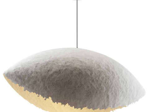  现代侘寂极简装饰吊灯3d模型 