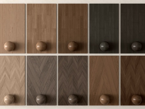 现代地板 木地板 鱼骨拼地板 人字拼地板 拼花木地板su模型