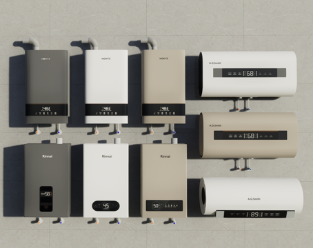 厨房热水器浴室su模型