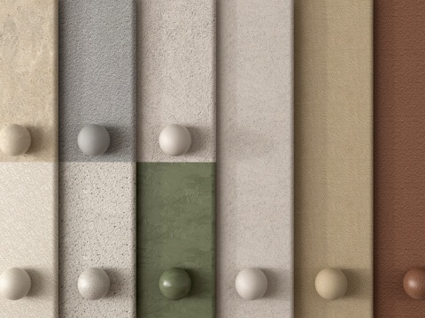 现代涂料 微水泥墙面 艺术漆 真石漆 墙面水泥 肌理漆su模型