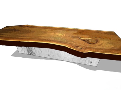 实木茶几 茶几 家用茶几su模型