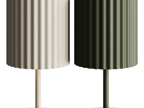  现代极简 Ardales 凹槽台灯3d模型 