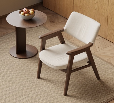 现代中古休闲椅su模型