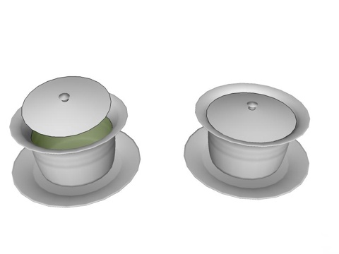 茶具 茶杯 茶碗su模型