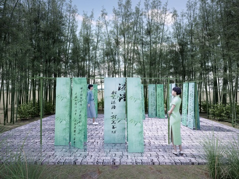 帷幔纱布su模型