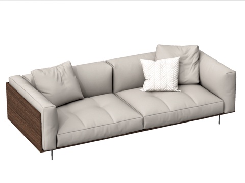  现代户外沙发 多人沙发3d模型 