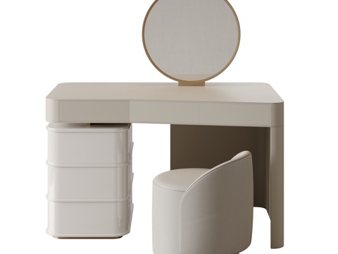 现代梳妆台su模型