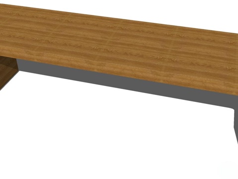 实木茶几 茶几 家用茶几su模型