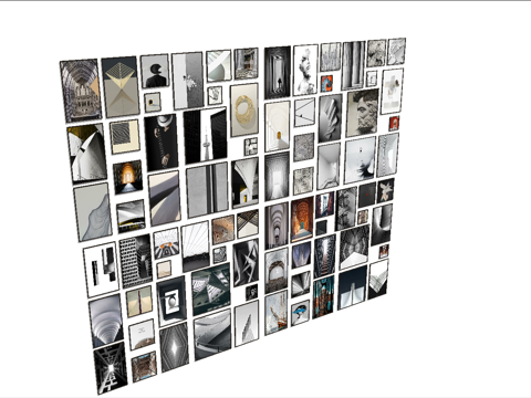 现代轻奢挂画su模型