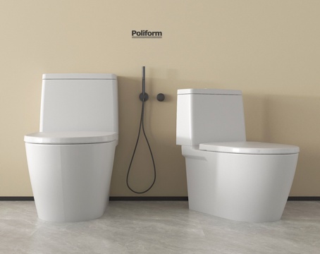 现代马桶  立式马桶su模型