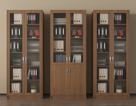 现代文件柜 资料柜 档案柜 办公室文件柜su模型