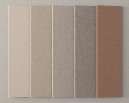 现代布料 布料护墙板 墙饰板 墙布su模型