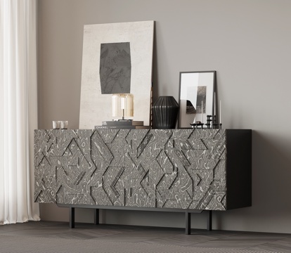 现代意式玄关柜 边柜su模型