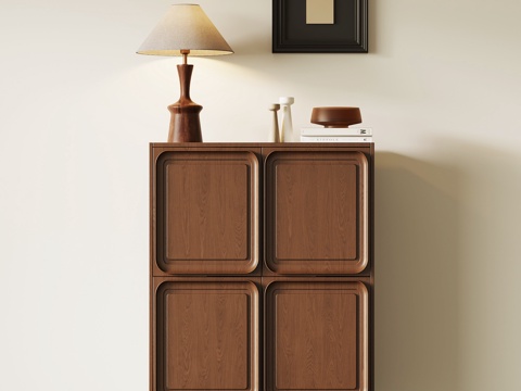 法式中古玄关柜 边柜 高柜su模型