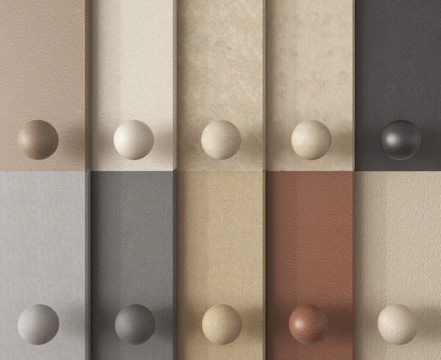 现代涂料 肌理漆 艺术涂料乳胶漆 艺术漆 真石漆 墙面水泥漆su模型