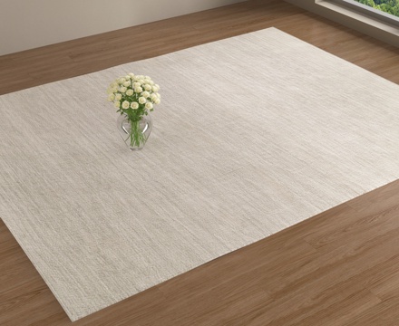 现代方形地毯 布艺地毯su模型