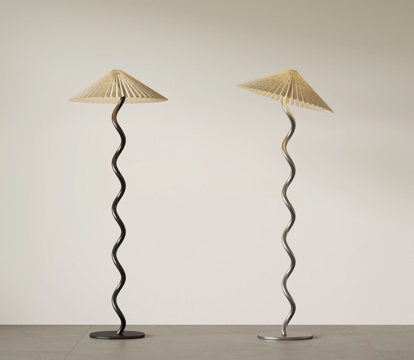 现代落地灯 金属落地灯 极简落地灯su模型