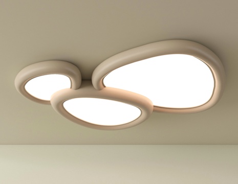  现代吸顶灯 卧室吸顶灯 客厅吸顶灯 儿童房吸顶灯 异形吸顶灯3d模型 