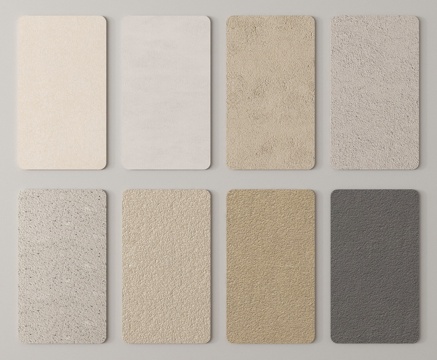 现代涂料 肌理漆 艺术涂料乳胶漆 艺术漆 真石漆 墙面水泥漆su模型