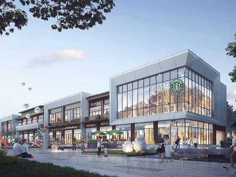 现代商业综合体 商场建筑 商城su模型