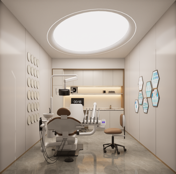 医美医院治疗室su模型