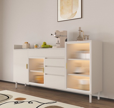 现代餐边柜 装饰柜 矮柜su模型