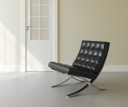 意式轻奢休闲椅su模型