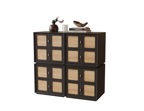 现代玄关柜 边柜 装饰柜su模型