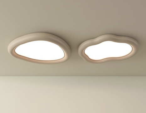 现代吸顶灯 卧室吸顶灯 儿童房吸顶灯su模型